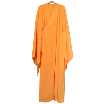 佛教用品法师袈裟凉爽台麻居士服夏季透气师父黄海青黄色海清黄色d