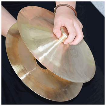 镲响铜醒南獅广钹大镲铙28公分30厘米广镲舞狮子铜镲 响铜28cm广钹一