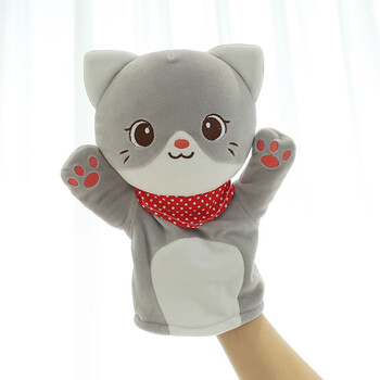 喏雅珘猫咪手偶玩具毛绒娃娃动物手套游戏布偶安抚宝宝可爱六一礼物