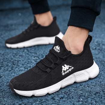 卡帕男鞋子2023秋季新款跑步鞋轻便透气运动鞋防臭板鞋减震耐磨老 kp