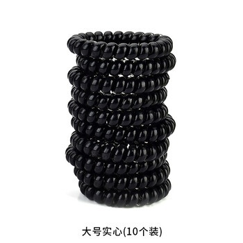 卡燕 Cayan 卡燕电话线橡皮筋扎发发圈头绳发绳糖果色绑头发女皮筋春夏季百搭纯色大号实心 10个 图片价格品牌报价 京东