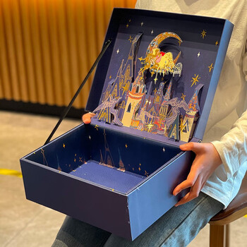 遇见香芬3d立体礼物盒子情人节礼品盒高档包装盒生日礼物女生空盒卡通
