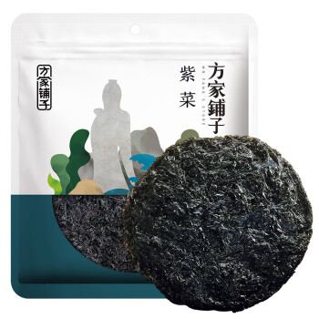 方家铺子 紫菜100g/袋 海带虾皮紫菜蛋花汤 始于1906