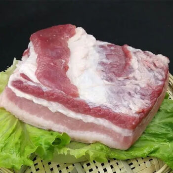 带皮土猪肉生猪肉白猪肉鲜肉新鲜包装烧烤气调包装3斤精品带皮大五花