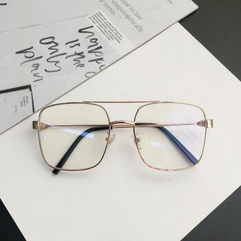 网红眼镜冰娇反派孙冰法同款眼镜素颜神器网红平光镜双梁方形女男款潮