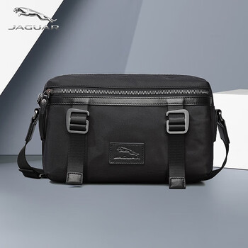 jaguar捷豹单肩包夸包男士小挎包随身男斜挎包大容量商务休闲百搭旅行