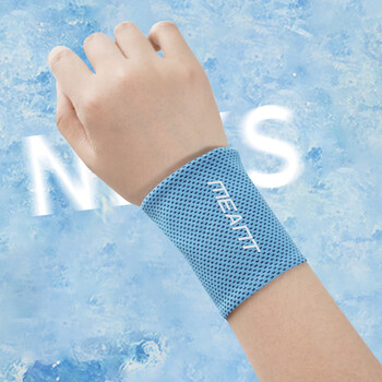 耐力克斯(nailekesi)运动手腕擦汗巾吸汗跑步护腕女士夏季健身速干