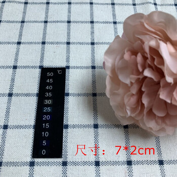 液晶变色温度计贴纸式温度计鱼缸温度贴室内温度计服装温度计样式16 0 50 C 图片价格品牌报价 京东