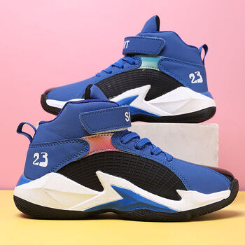 允竹莆田詹姆斯篮球鞋儿童款湖人23号纪念版aj35防滑耐磨中大童男童