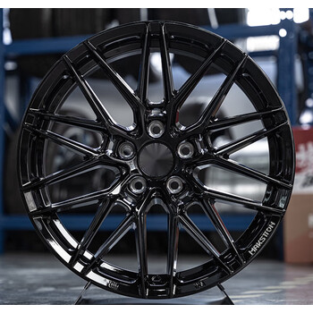 诚迈适用于171819寸改装轮毂领克0203高尔夫福克斯凌渡奥迪a34钢琴黑