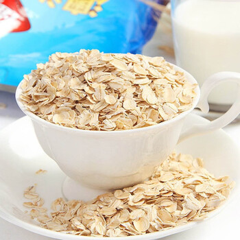 谷谷香新货生燕麦片纯麦片煮粥现压现卖即食熟燕麦片大片2斤袋斤