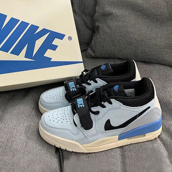 中国乔丹飞人aj312低帮粉白复古篮球鞋三合一百搭透气休闲鞋i气垫运动