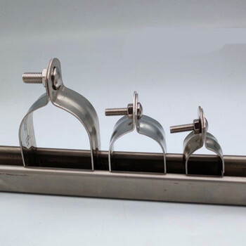 不锈钢p型卡304不锈钢管夹管卡p型管卡管束不锈钢c型钢管卡dn15内径2