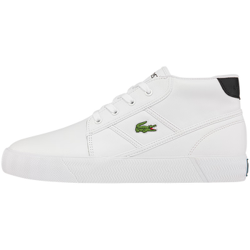 lacoste法国鳄鱼男鞋时尚潮流休闲简约高帮皮革运动鞋42cma0035147