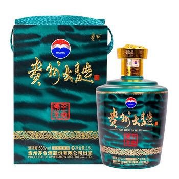 贵州茅台酒股份有限公司出品53度贵州大曲虎年整箱25l1瓶壬辰虎年大曲