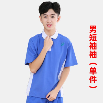 Peak Hua深圳校服班服夏冬校服长裤中学生男女生短袖上衣初中高中短裤套装z3 男生短袖上衣170cm 图片价格品牌报价 京东