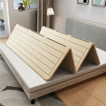 木非鱼 折叠床板排骨架松木加宽拼接板硬床板榻榻米实木床垫 四折床板