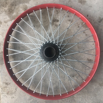 工地人力手推垃圾车轮斗车轮子劳力车板车充气胎加厚实心轮内外胎 80