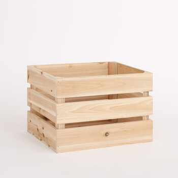 木箱子储物箱复古实木展示架收纳箱装饰大道具超市水果货架陈列筐