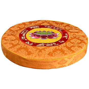 拜垫跪垫坐禅垫 椰棕拜垫跪垫拜佛垫佛前家用寺院供奉莲花圆形蒲团磕