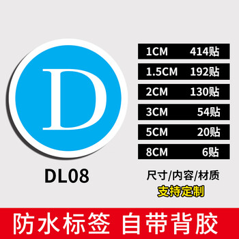 品惠接地标识贴纸电力地线标签贴电源线电工电气三相配电箱柜相位火线