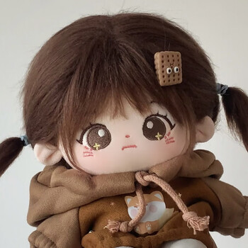 澳颜莱mio棉花娃娃星球 20cm无属性炸毛女娃女孩裸娃有骨架玩偶现货