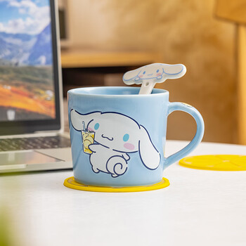 hello kitty(凯蒂猫)库洛米陶瓷马克杯玉桂狗杯子儿童可爱卡通水杯