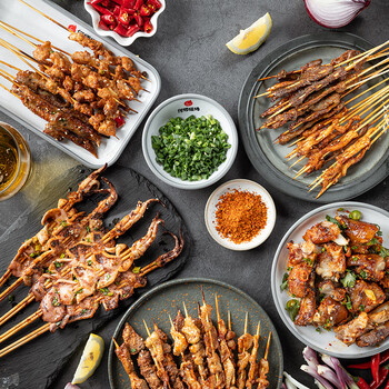 何师烧烤hes家用火锅烧烤食材套餐串半成品套餐网红烧烤食材菜品羊肉