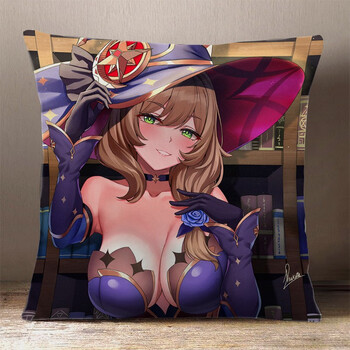 抱枕>誉静>原神周边西风骑士团腹黑蔷薇魔女丽莎敏兹动漫定制2way抱