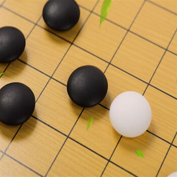 铭汇通比赛专用加厚仿玉围棋棋子双面凸五子棋黑白单卖儿童围棋套装