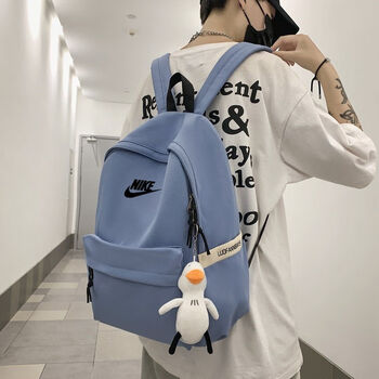 nike)双肩背包男潮流大容量初中高中学生书包女ins校园百 5231nk雾霾