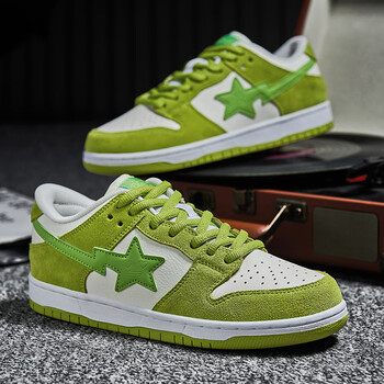 linikerbdunk黑白熊猫女男鞋sb儿童运动鞋低帮青苹果潮流星星女 苹果