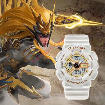 卡西欧casio五虎上将手表联名款游戏动漫联名男款初高中学生二次三国