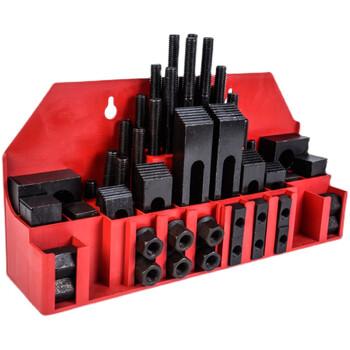 基克孚 加硬铣床组合压板58件套cnc加工中心万能压板组合夹具 备件