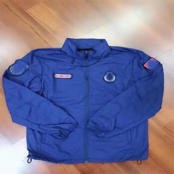 索絮华际19款火焰蓝救援外套蓝色劳保户外工作服男索絮冬季加绒防寒