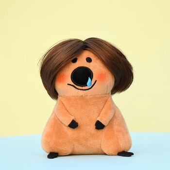 韩国柿子椒熊可爱创意假发小熊公仔毛绒玩具送闺蜜礼物晒红鼻涕款配件