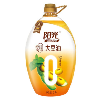 金龙鱼 食用油 阳光零反式脂肪大豆油5L（非转基因）