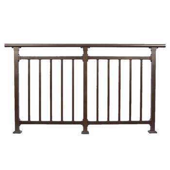 定制锌钢阳台护栏 围栏别墅庭院室外不锈钢楼梯扶手阳台栏杆护栏 客户