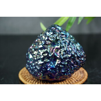 封品1440:疑似玻璃陨石一块（蓝色）重约：1308g－京东司法拍卖