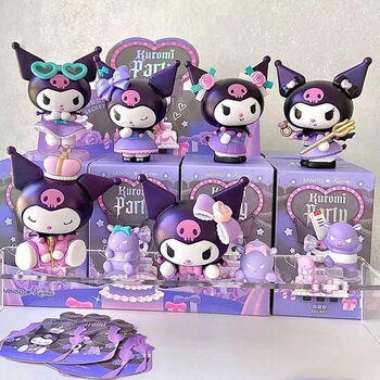禧班威库洛米一套 盲盒生日派对系列公仔桌面摆件女生日礼物 库洛米