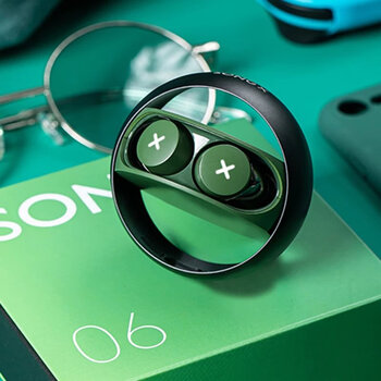 原装适用sony索尼无线蓝牙耳机真无线双耳入耳式重低音通用款暮光绿