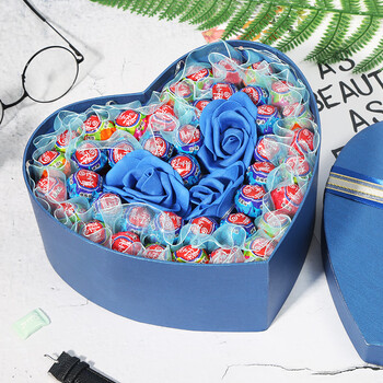 安小离真知棒棒棒糖礼盒装花束糖果休闲生日儿童七夕节礼品草莓味时光