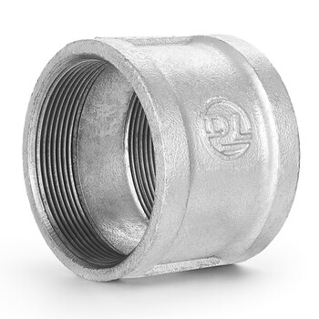 美消 玛钢管件工程管件内丝直接管古 同径dn25 管古25