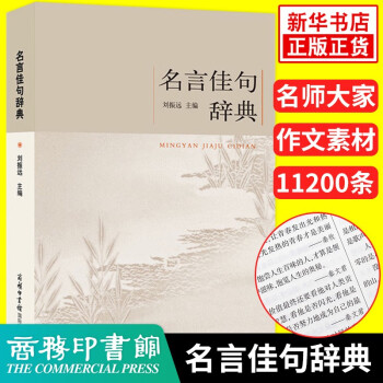 名言佳句辞典 初中高中生青少年大学生语文课外阅读常备工具书古今中外名言佳句好词好句收集鉴赏