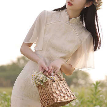 梵尚哲复古中国风清新淡雅旗袍2022年新款女夏季改良连衣裙年轻款很仙