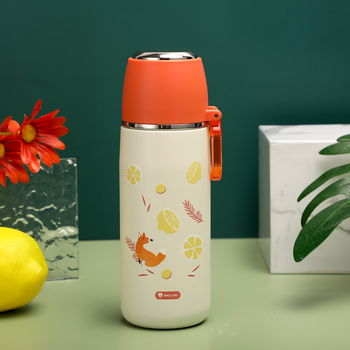 匡迪dkadi匡迪保温杯男女儿童水杯内外304不锈钢简约提绳便携学生可爱