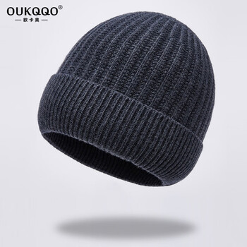欧卡奥品牌中老年帽子女冬季毛线帽妈妈老人进口羊毛针织帽冷帽冬帽