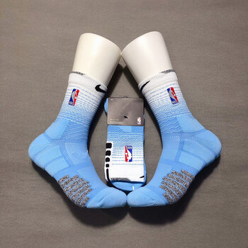 宿腾新款nba热火韦德渐变色球员运动精英篮球袜中长筒男子高帮毛巾底