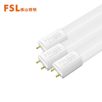 【FSLT8灯管】FSL佛山照明T8灯管LED日光灯管双端供电玻璃光管不含支架 T8灯管 1.2米18W 白光6500K（25支装）【行情 ...