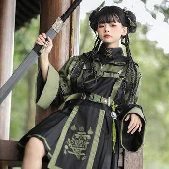 斌卡小道士酒酿lolita原创洛丽塔正版日常中华风轻lo连衣裙套装大全套